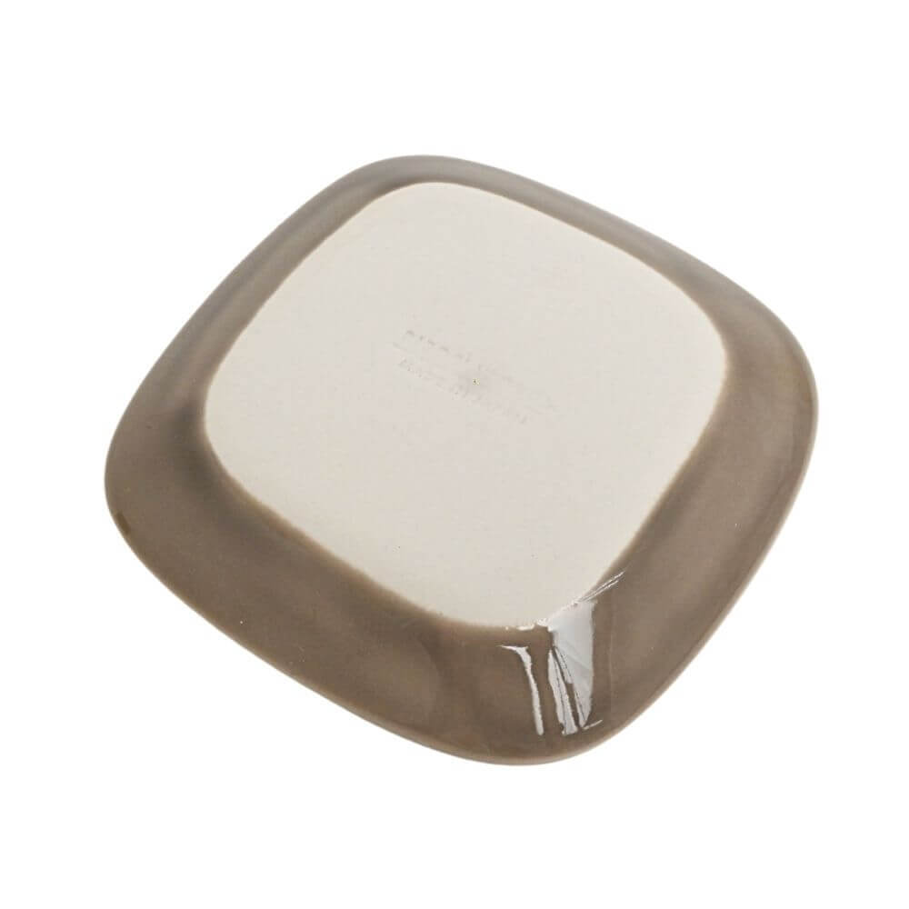 SQUARE PLATE 105　トープグレー