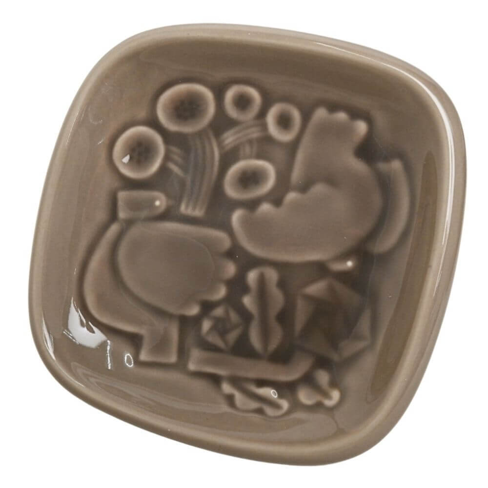 SQUARE PLATE 105　トープグレー