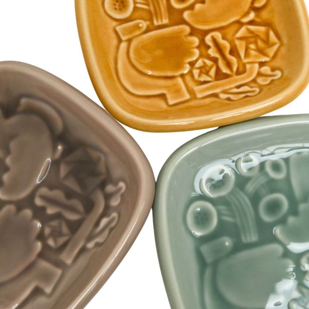 SQUARE PLATE 105　トープグレー