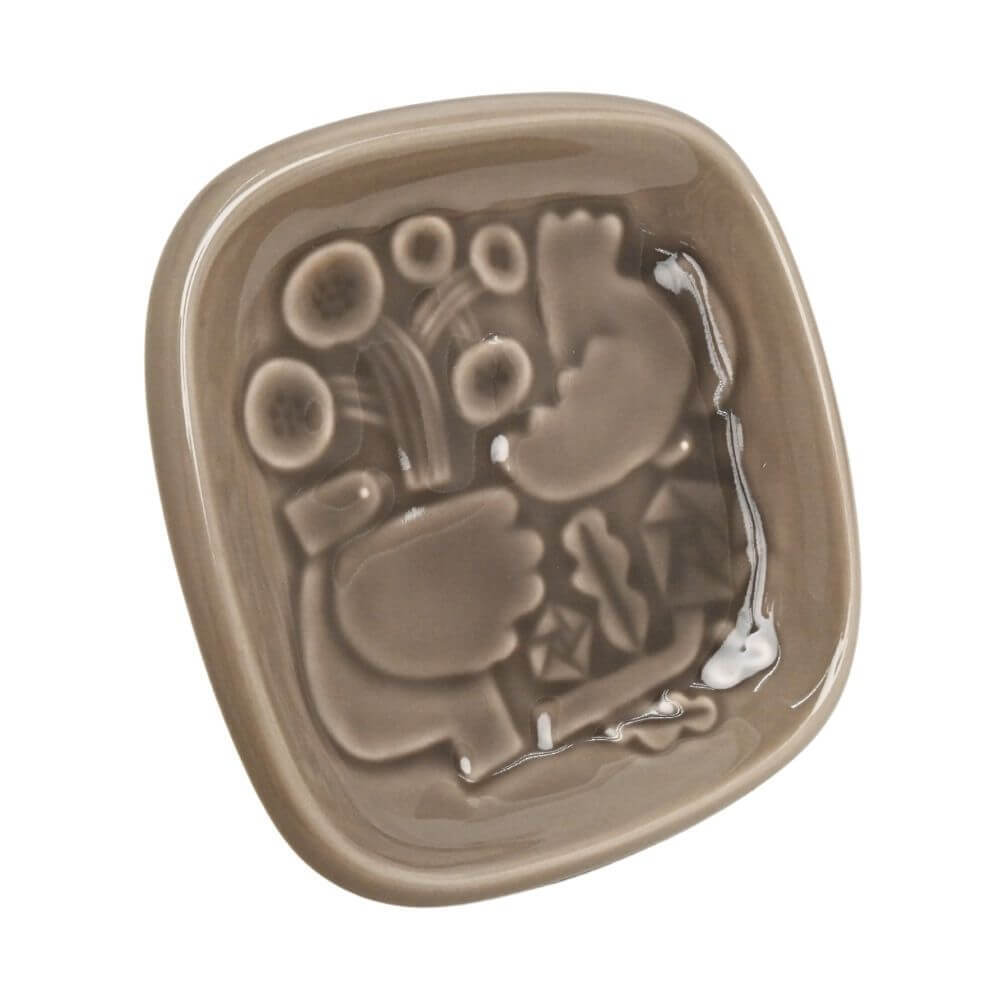 SQUARE PLATE 105　トープグレー