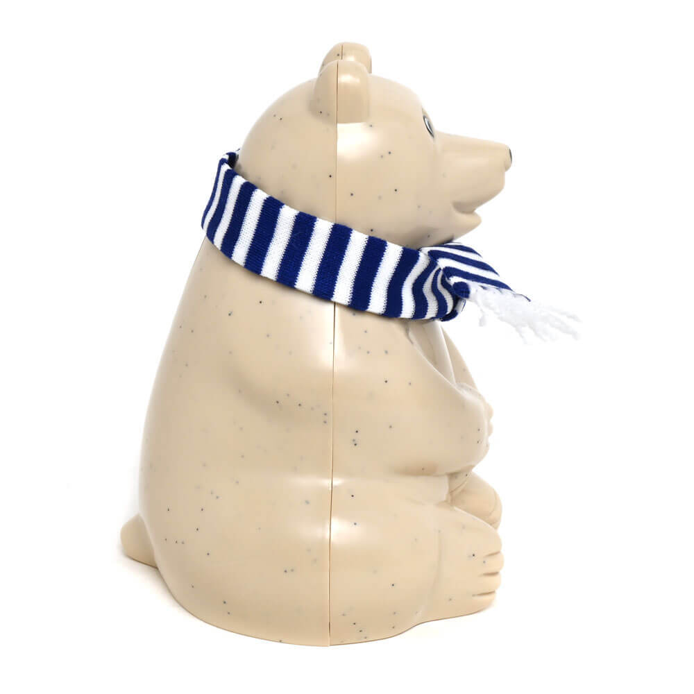 2025マフラー付きフィンランド白くま貯金箱 polar bear money box