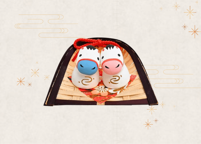 干支張子(午)ミニ福々午